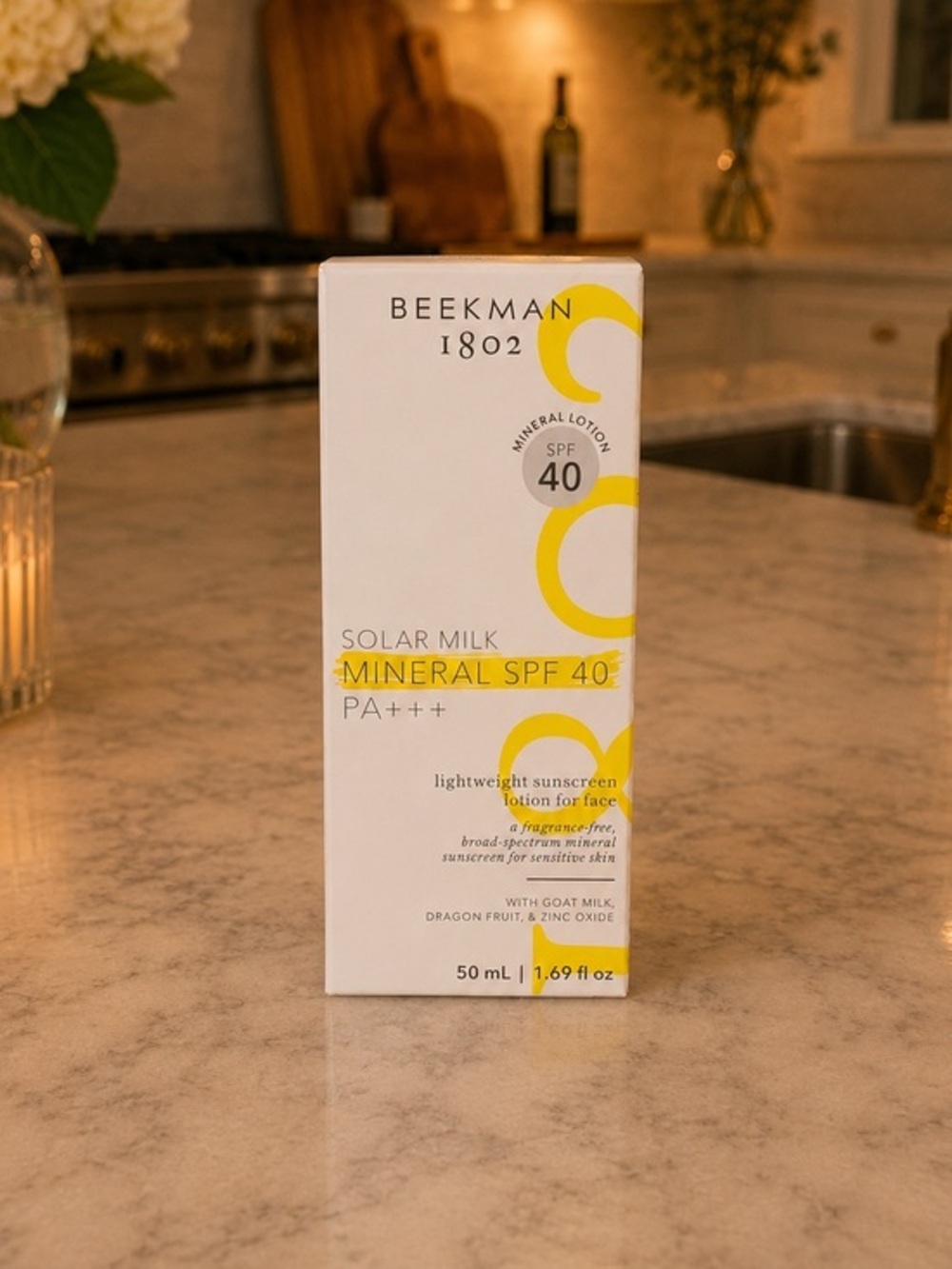 ✨ Beekman 1802 Solar Milk Mineral SPF 40 PA+++ Sunscreen 50mL